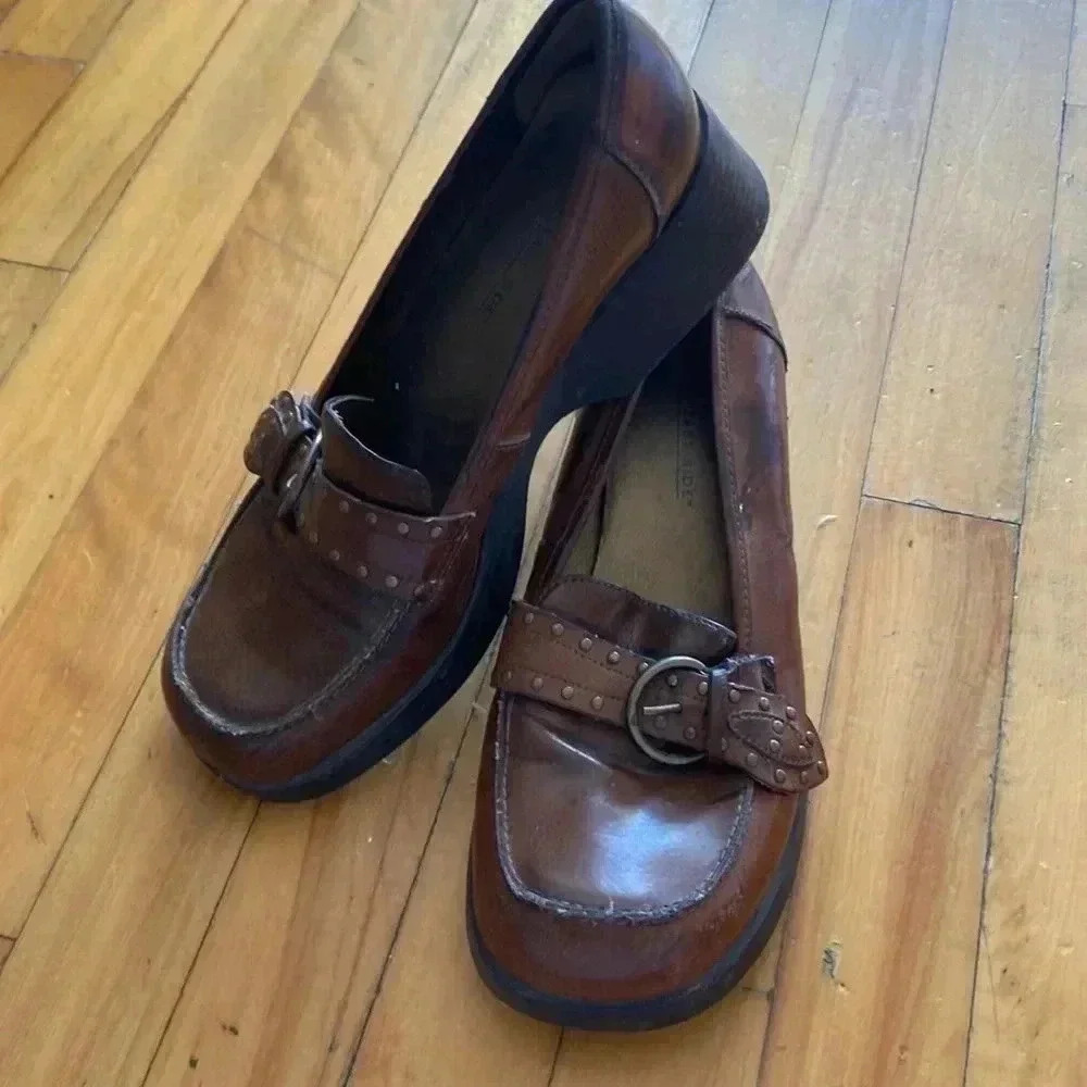 Brown Leather Loafers